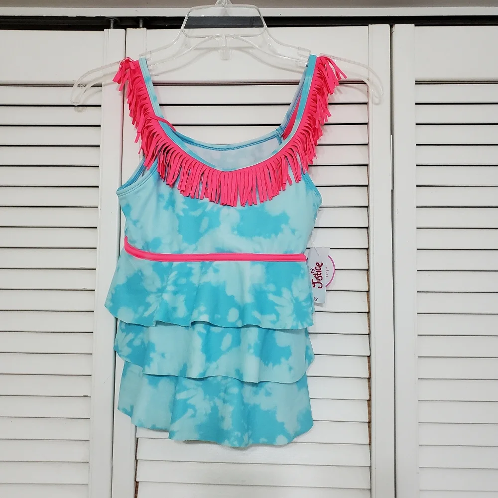 Justice blue tiered